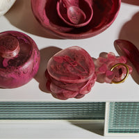 Sage & Clare Cecelia Coasters - Rhubarb (Set of 2)