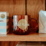 Banabae Rad Mama Glass Mug - Amber