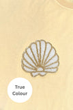 THE VERY OVERSIZED SHELL TITTY TEE - CREAMY YELLOW