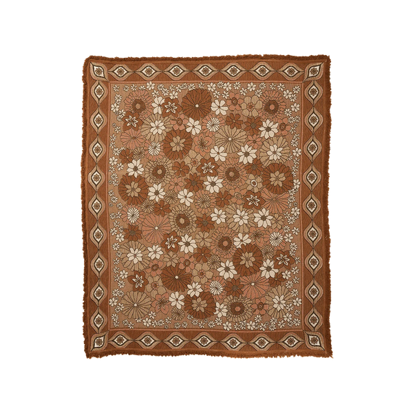 Wandering Folk Throw - Copper