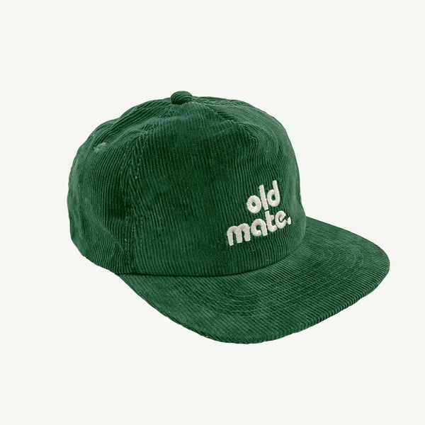 Banabae Old Mate Cord Adult Cap - Moss Green