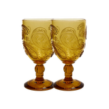 Wandering Folk Goblet - Amber (Set of 2)