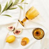 Wandering Folk Goblet - Amber (Set of 2)